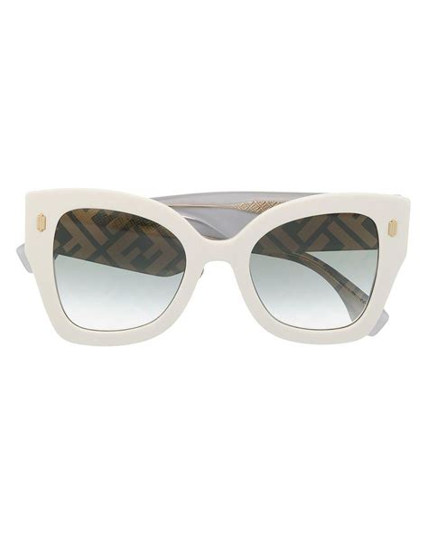 fendi shades woman|fendi sunglasses women white.